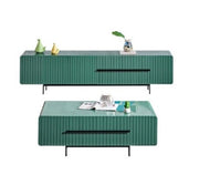 Excellent Finish Wooden Coffee Table and TV Stand Set / Lixra