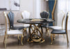 Innovative European-Style Planned Marble-Top Dining Table Set / Lixra