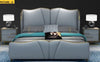 Modern Designed Classic Look Leather Bed - Lixra
