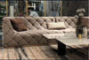 Ultimate Spacious Chesterfield Style Fabric Sofa - Lixra 