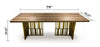 Nordic Style Industrial Look Rectangular Shaped Wooden Top Dining Table - Lixra