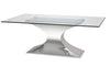 High Quality Luxurious Look Exclusive Glass Top Dining Table - Lixra