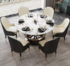 Classic Creative Designed Marble Top Dining Table Set - Lixra