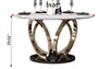 Classic Creative Designed Marble Top Dining Table Set - Lixra