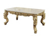 Royal Look Beautifully Crafted Glossy Marble Top Dining Table - Lixra