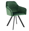 Multipurpose Velvet Finish Modern Dining Chairs - Lixra