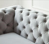 Luxurious Contemporary Chesterfield Designed Fabric Sofa Set - Lixra