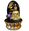 Golden Finish Decorative Crafted Meditating Water Fountain / Lixra