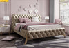 Concrete Superfluous Tufted Designed Luxurious Leather Bed - Lixra
