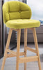 Modern Urban Style High Back Comfort Fabric Finish High Raised Chairs / Lixra