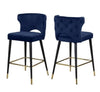 Contemporary Designed Ultimate Comfort Velvet High Raised Chairs / Lixra