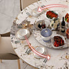 Exclusive Luxurious Comfort Round Shaped Marble Top Dining  Table Set - Lixra