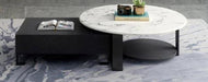 Modern Marble Ultra Finish Wooden Coffee Table / Lixra