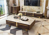 Luxurious Modern Stylish Marble Top Coffee Table and TV Stand - Lixra