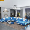 Modern Luxurious Cozy Leather Astounding Sectional Sofa / Lixra