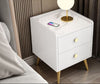 Light Luxury Multi-Storage Finish Modern Bedside Wooden Night Stand - Lixra