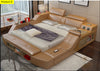 Smart Design Home Relief Comfy Leather Bed-Lixra