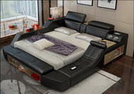 Smart Design Fabulous Comfy Leather Bed / Lixra