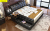Ultra-Modern Button Tufted Design Sublime Cozy Leather Sofa Bed-Lixra