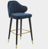 Modern Designed Creative Look High Back Velvet High Raised Chairs / Lixra