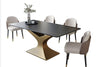 Exclusive Multipurpose Modern Designed Marble Top Dining Table Set - Lixra