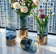Elegant Look Glass Flower Vase / Lixra
