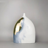 Contemporary Design Semicircle Floral Vase Showpiece / Lixra
