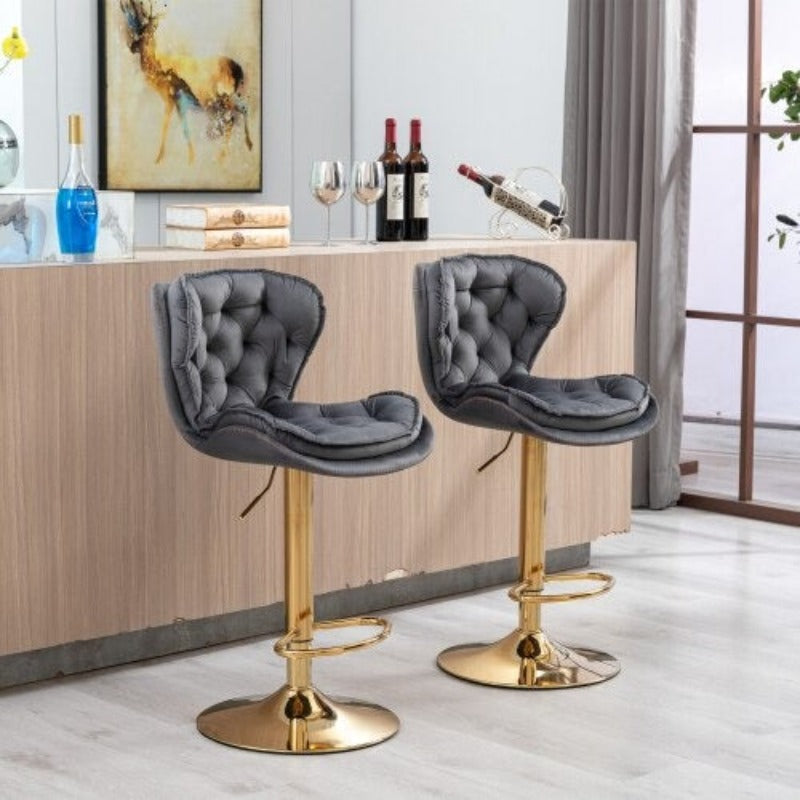 Contemporary Design Palatial Swivel High-Raised Stool / Lixra