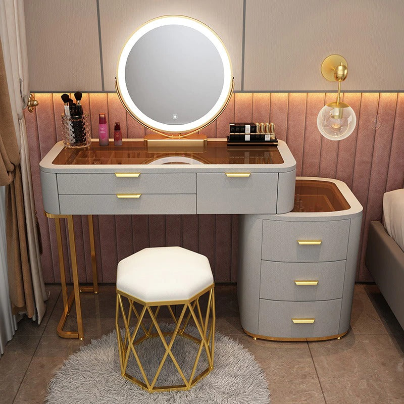 Dresser With Gold Finish Metallic Base - Lixra.com Dresser With Gold Finish Metallic Base - Lixra.com
