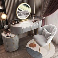 Contemporary Style Marble Table-Top Dresser Cabinet / Lixra