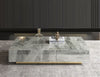 Space Saving Centre Attraction Marble Top Coffee Table - Lixra