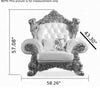 European Style Royal Luxurious Leather Sofa Set / Lixra