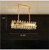 Translucent Glamourous Trichromatic Luxurious Crystal Chandelier / Lixra