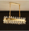 Translucent Glamourous Trichromatic Luxurious Crystal Chandelier / Lixra