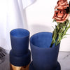 Golden Finish Flower Vase For Home Decoration / Lixra