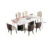 Exquisite Style Modern Sintered Stone Table Top Dining Table Set / Lixra