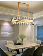 Translucent Glamourous Trichromatic Luxurious Crystal Chandelier / Lixra