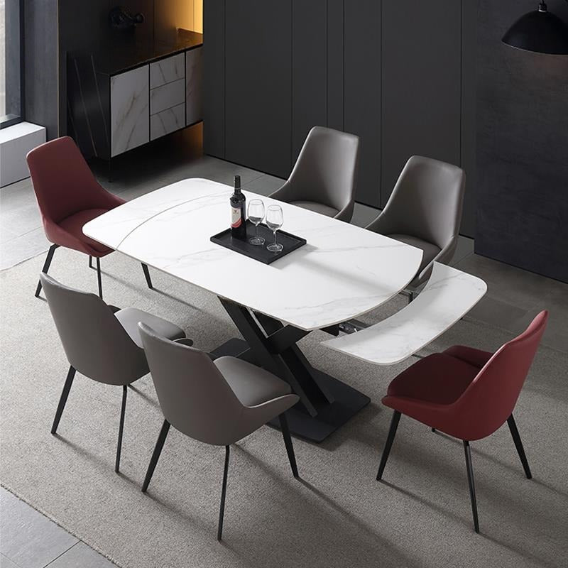 Modern Extendable Sumptuous Dining Table Set / Lixra