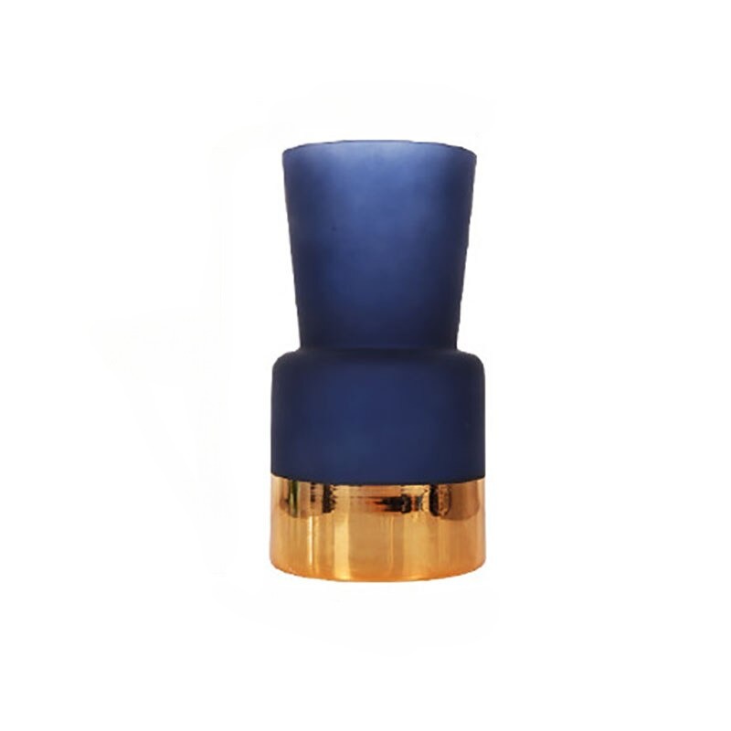 Golden Finish Decorative Flower Vase / Lixra