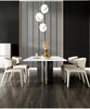 Post-Modern Opulent Marble-Top Dining Table Set / Lixra