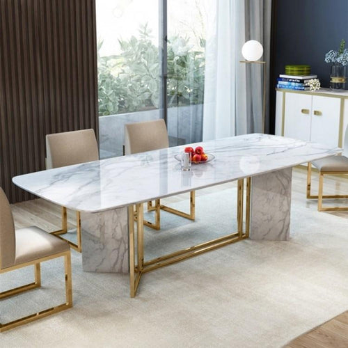 Modern Appealing Marble-top Dining Table / Lixra