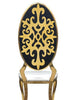 Fine Metallic Finish Luxurious Look Leather Dining Chairs - Lixra