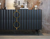 Italian Light Luxury Marble Top Storage Expert Wooden Accent Table - Lixra