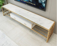 Modern TV Stand with Marble Top / Lixra