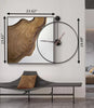 Modern Design Extravagant Painting Metal Wall Clock / Lixra