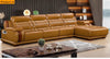 Contemporary Design Luxurious Snugged Leather Sectional Sofa / Lixra