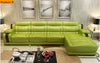 Contemporary Design Luxurious Snugged Leather Sectional Sofa / Lixra