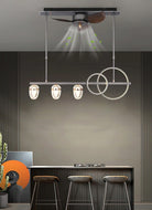 Antique Pendant Light With Ceiling-Fan / Lixra