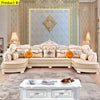 Luxurious Royal Look Magnificent Fabric U-Shaped Sofa / Lixra