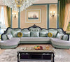 Luxurious Royal Look Magnificent Fabric U-Shaped Sofa